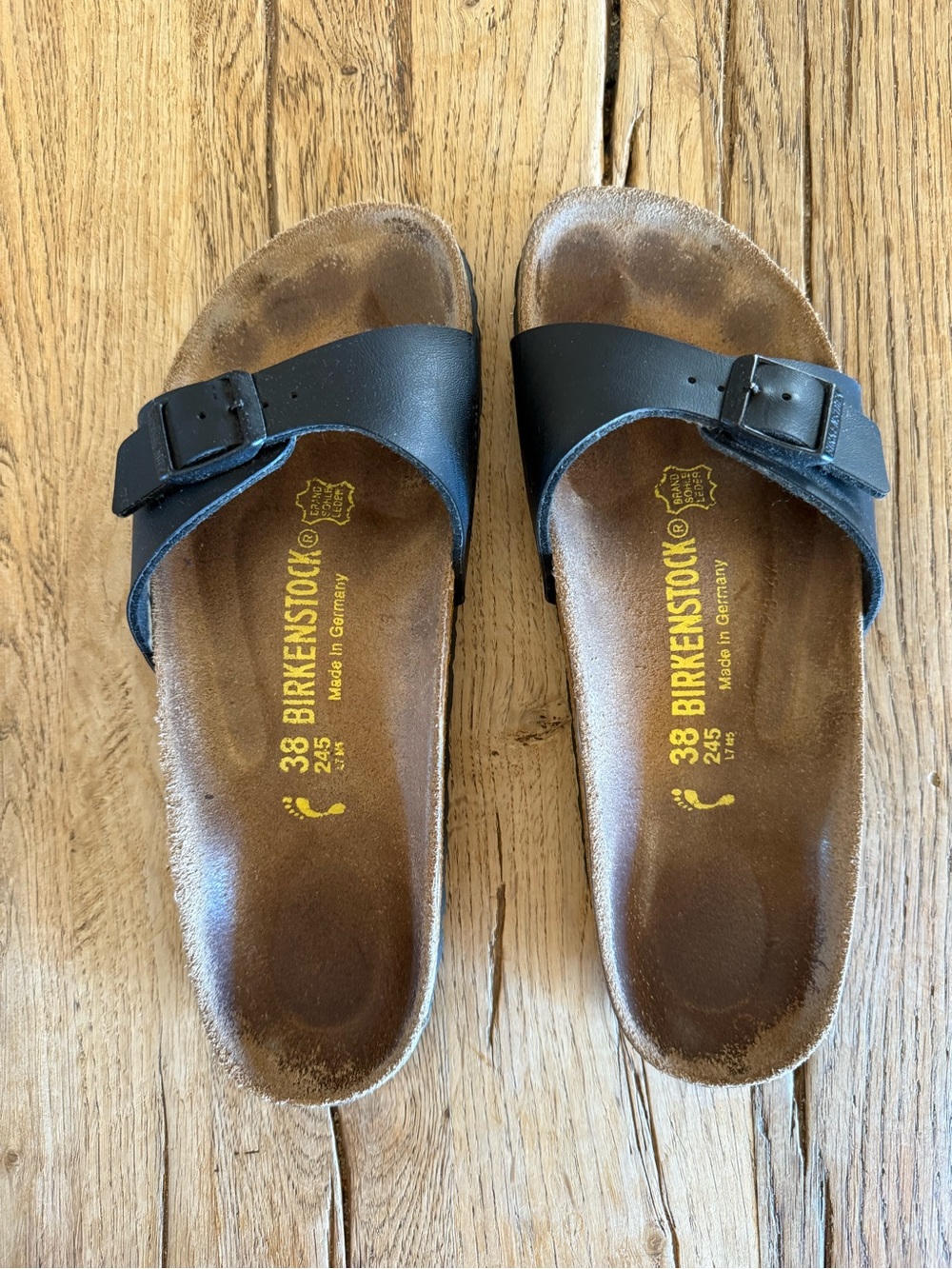 Birkenstock Black Madrid Sandal